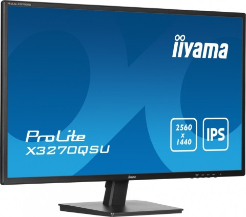 IIYAMA Monitor 32 cale X3270QSU-B1 IPS,WQHD,HDMI,DP,100Hz,250cd,3ms,2x2W, 3xUSB(3.2),FlickerFree,VESA IIYAMA Monitor 32 cale X3270QSU-B1 IPS,WQHD,HDMI,DP,100Hz,250cd,3ms,2x2W, 3xUSB(3.2),FlickerFree,VESA