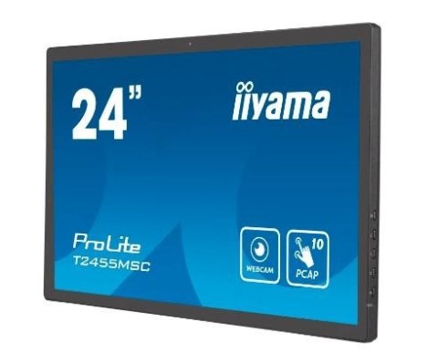 IIYAMA Monitor dotykowy 24 cale T2455MSC-B1 POJ.10PKT.IPS,HDMI,DP,USB3.0,CAM,MIC IIYAMA Monitor dotykowy 24 cale T2455MSC-B1 POJ.10PKT.IPS,HDMI,DP,USB3.0,CAM,MIC