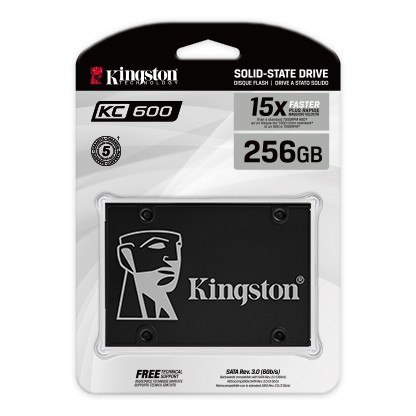 Kingston Dysk SSD KC600 SERIES 256GB SATA3 2.5' 550/500 MB/s Kingston Dysk SSD KC600 SERIES 256GB SATA3 2.5' 550/500 MB/s