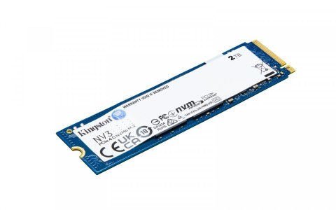 Kingston Dysk SSD NV3 2TB M.2 2280 PCI-e 4.0 NVMe 6000/5000 Kingston Dysk SSD NV3 2TB M.2 2280 PCI-e 4.0 NVMe 6000/5000