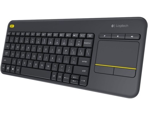 Logitech Klawiatura K400 Plus Wireless Touch czarna Logitech Klawiatura K400 Plus Wireless Touch czarna