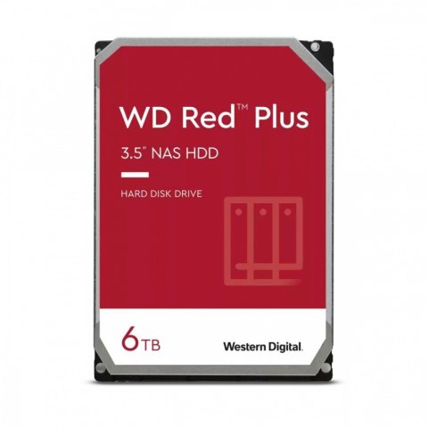 Western Digital Dysk 3,5 cala WD Red Plus 6TB CMR 256MB/5400RPM Western Digital Dysk 3,5 cala WD Red Plus 6TB CMR 256MB/5400RPM