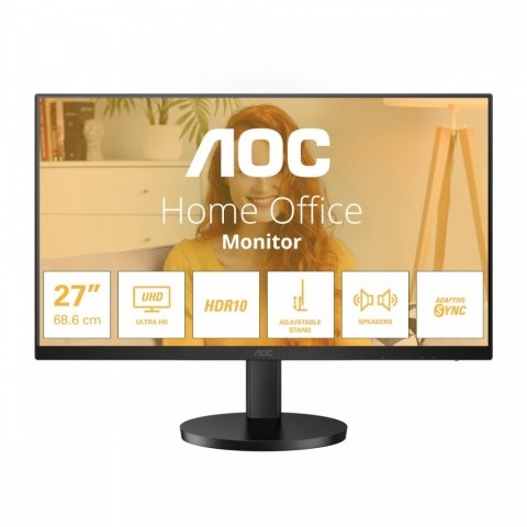 AOC Monitor U27B3AF 27 cali IPS 4K HDMIx2 DP HAS Głośniki AOC Monitor U27B3AF 27 cali IPS 4K HDMIx2 DP HAS Głośniki