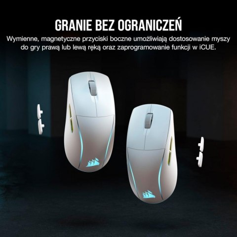 Corsair Myszka bezprzewodowa M75 biała RGB Corsair Myszka bezprzewodowa M75 biała RGB