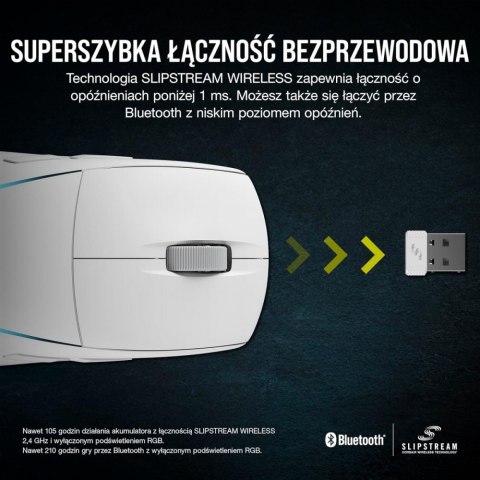 Corsair Myszka bezprzewodowa M75 biała RGB Corsair Myszka bezprzewodowa M75 biała RGB