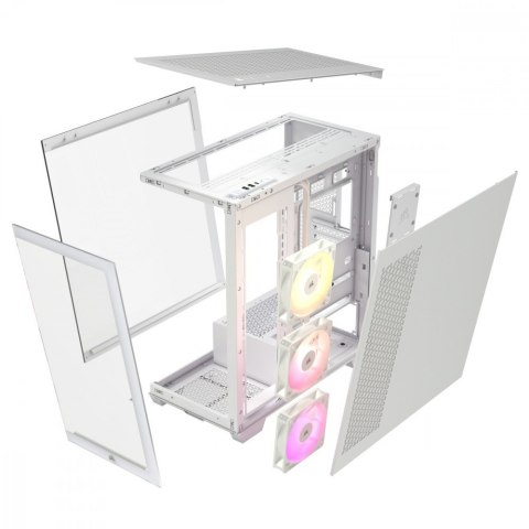 Corsair Obudowa 3500X ARGB TG Mid-Tower biała Corsair Obudowa 3500X ARGB TG Mid-Tower biała