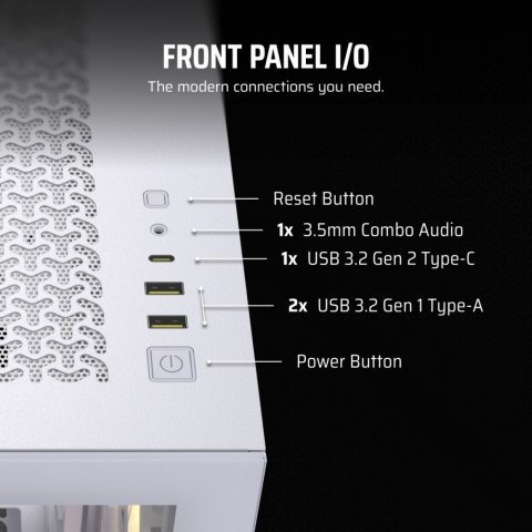 Corsair Obudowa 3500X ICUE LINK RGB TG Mid-Tower biała Corsair Obudowa 3500X ICUE LINK RGB TG Mid-Tower biała
