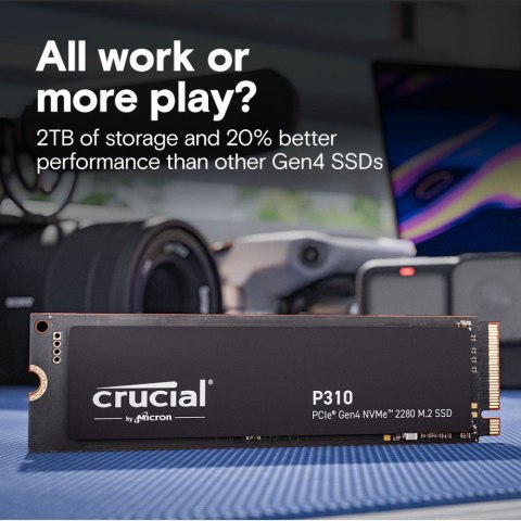 Crucial Dysk SSD P310 1TB M.2 NVMe PCIe 4.0 2280 7100/6000 Crucial Dysk SSD P310 1TB M.2 NVMe PCIe 4.0 2280 7100/6000