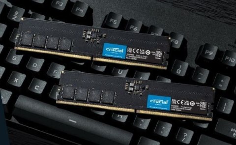 Crucial Pamięć DDR5 16GB/4800 CL40 (16Gbit) Crucial Pamięć DDR5 16GB/4800 CL40 (16Gbit)