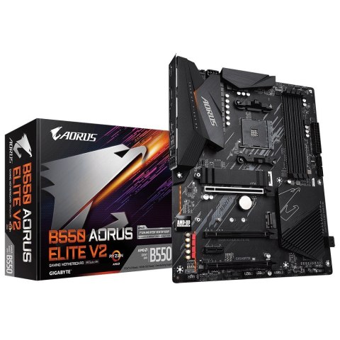 Gigabyte Płyta główna B550 AORUS ELITE V2 AM4 4DDR4 HDMI/DP M.2 ATX Gigabyte Płyta główna B550 AORUS ELITE V2 AM4 4DDR4 HDMI/DP M.2 ATX