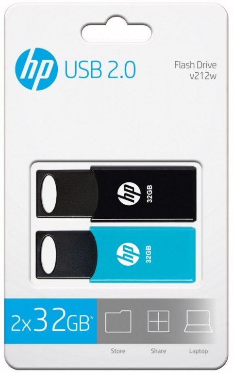 HP Inc. Pendrive 32GB USB 2.0 TWINPACK HPFD212-32-TWIN HP Inc. Pendrive 32GB USB 2.0 TWINPACK HPFD212-32-TWIN