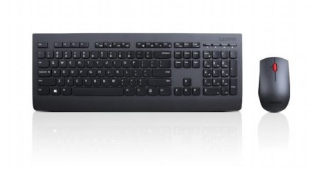 Lenovo Profesjonalny zestaw klawiatury bezprzewodowej i myszy US English z symbolem Euro - 4X30H56829 Lenovo Profesjonalny zestaw klawiatury bezprzewodowej i myszy US English z symbolem Euro - 4X30H56829