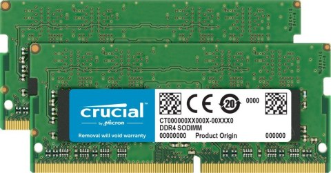 Crucial Pamięć notebookowa DDR4 SODIMM 64GB(2*32)/3200 Crucial Pamięć notebookowa DDR4 SODIMM 64GB(2*32)/3200