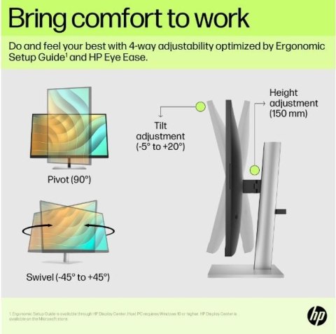 HP Inc. Monitor 27 cali E27u G5 QHD USB-C 6N4D3AA#ABB HP Inc. Monitor 27 cali E27u G5 QHD USB-C 6N4D3AA#ABB