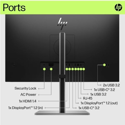 HP Inc. Monitor 27 cali E27u G5 QHD USB-C 6N4D3AA#ABB HP Inc. Monitor 27 cali E27u G5 QHD USB-C 6N4D3AA#ABB