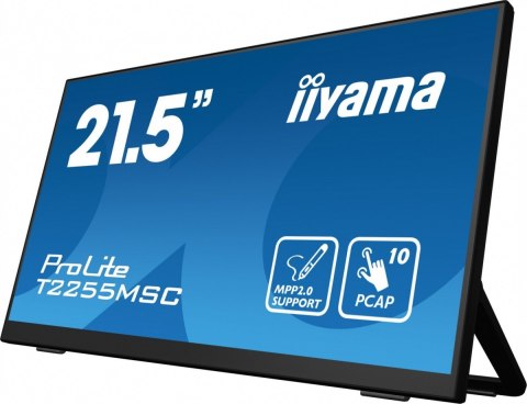 IIYAMA Monitor 21.5 cala T2255MSC-B1 POJ.10PKT.IPS,HDMI,DP,2xUSB 3.0 IIYAMA Monitor 21.5 cala T2255MSC-B1 POJ.10PKT.IPS,HDMI,DP,2xUSB 3.0