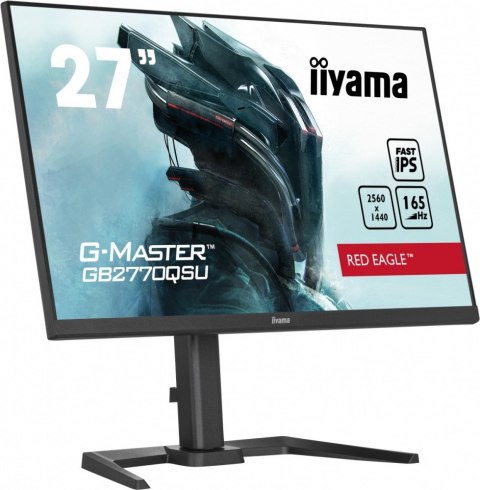 IIYAMA Monitor 27 cali GB2770QSU-B5 0.5ms,IPS,DP,HDMI,165Hz,HAS(150mm) IIYAMA Monitor 27 cali GB2770QSU-B5 0.5ms,IPS,DP,HDMI,165Hz,HAS(150mm)