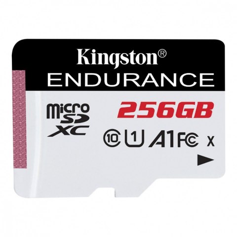 Kingston Karta microSD 256GB Endurance 95/45MB/s C10 A1 UHS-I Kingston Karta microSD 256GB Endurance 95/45MB/s C10 A1 UHS-I
