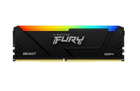Kingston Pamięć DDR4 Fury Beast RGB 32GB(2*16GB)/3200 CL16 Kingston Pamięć DDR4 Fury Beast RGB 32GB(2*16GB)/3200 CL16