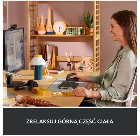 Logitech Mysz Lift Grafit dla praworęcznych 910-006473 Logitech Mysz Lift Grafit dla praworęcznych 910-006473
