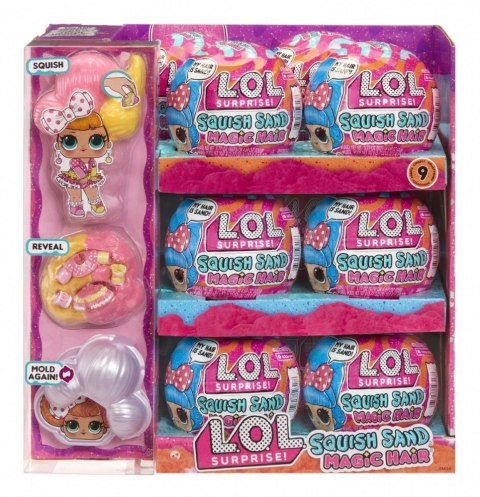 MGA L.O.L. Piasek Kinetyczny Tots display 12 sztuk MGA L.O.L. Piasek Kinetyczny Tots display 12 sztuk