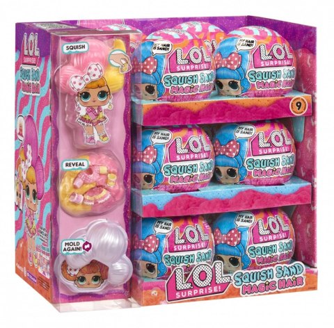 MGA L.O.L. Piasek Kinetyczny Tots display 12 sztuk MGA L.O.L. Piasek Kinetyczny Tots display 12 sztuk
