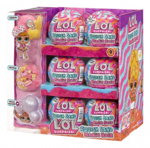 MGA L.O.L. Piasek Kinetyczny Tots display 12 sztuk MGA L.O.L. Piasek Kinetyczny Tots display 12 sztuk