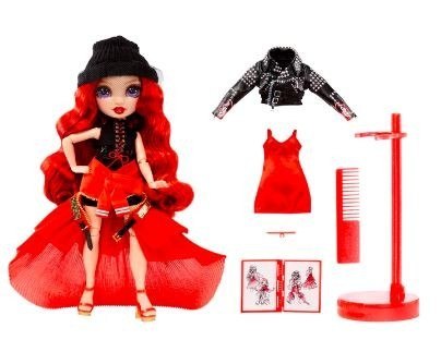 MGA Lalka Rainbow High Fantastic Fashion Doll- RED - Ruby Anderson MGA Lalka Rainbow High Fantastic Fashion Doll- RED - Ruby Anderson
