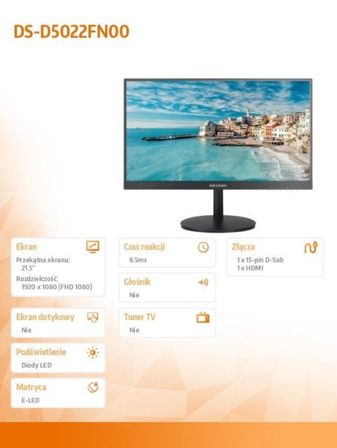 Hikvision Monitor DS-D5022FN00 Hikvision Monitor DS-D5022FN00