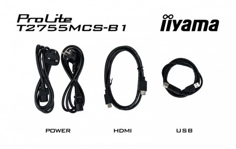 IIYAMA Monitor 27 cali T2755MSC-B1 DOTYK,USB,HDMI,IPS IIYAMA Monitor 27 cali T2755MSC-B1 DOTYK,USB,HDMI,IPS