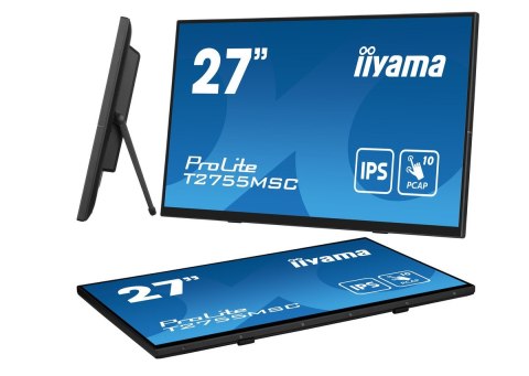 IIYAMA Monitor 27 cali T2755MSC-B1 DOTYK,USB,HDMI,IPS IIYAMA Monitor 27 cali T2755MSC-B1 DOTYK,USB,HDMI,IPS