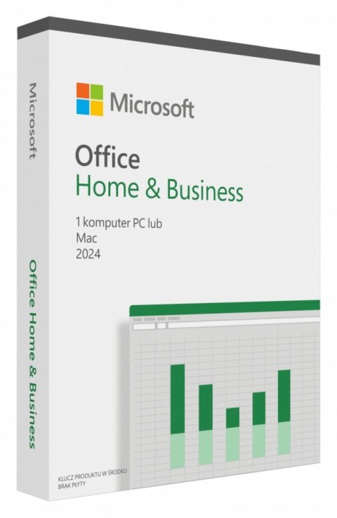 Microsoft Office Home & Business 2024 PL Win/Mac EP2-06675, Zastępuje P/N: T5D-03539 Microsoft Office Home & Business 2024 PL Win/Mac EP2-06675, Zastępuje P/N: T5D-03539