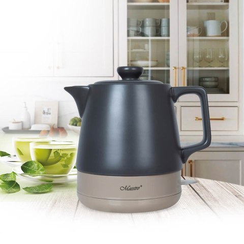 Feel-Maestro Ceramiczny czajnik elektryczny 1,0l 1200W MR-071-BLACK Feel-Maestro Ceramiczny czajnik elektryczny 1,0l 1200W MR-071-BLACK