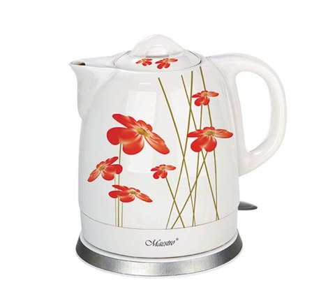 Feel-Maestro Ceramiczny czajnik elektryczny 1,5l 1200W MR-066-RED Feel-Maestro Ceramiczny czajnik elektryczny 1,5l 1200W MR-066-RED