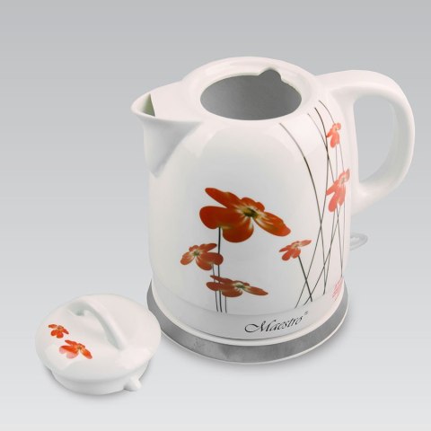 Feel-Maestro Ceramiczny czajnik elektryczny 1,5l 1200W MR-066-RED Feel-Maestro Ceramiczny czajnik elektryczny 1,5l 1200W MR-066-RED