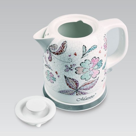 Feel-Maestro Ceramiczny czajnik elektryczny 1,5l 1500W MR-068-FLOWERS Feel-Maestro Ceramiczny czajnik elektryczny 1,5l 1500W MR-068-FLOWERS