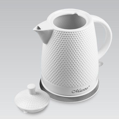 Feel-Maestro Ceramiczny czajnik elektryczny 1,5l 1500W MR-069-WHITE Feel-Maestro Ceramiczny czajnik elektryczny 1,5l 1500W MR-069-WHITE