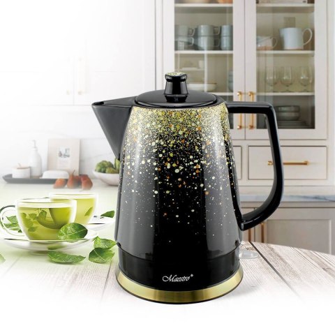 Feel-Maestro Ceramiczny czajnik elektryczny 1,5l 1500W MR-074-GOLD Feel-Maestro Ceramiczny czajnik elektryczny 1,5l 1500W MR-074-GOLD