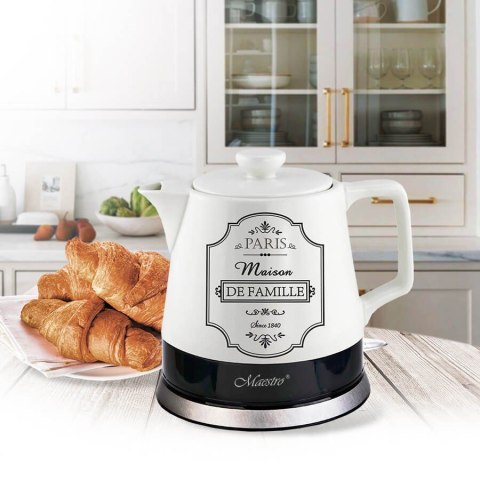 Feel-Maestro Ceramiczny czajnik elektryczny "PARIS MAISON" 1,0l 1200W MR-072 Feel-Maestro Ceramiczny czajnik elektryczny "PARIS MAISON" 1,0l 1200W MR-072
