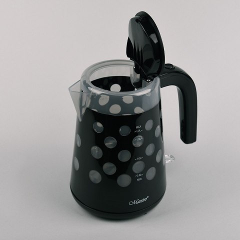 Feel-Maestro Czajnik elektryczny 1,7l 2200W "KROPKI" MR-045-BLACK Feel-Maestro Czajnik elektryczny 1,7l 2200W "KROPKI" MR-045-BLACK