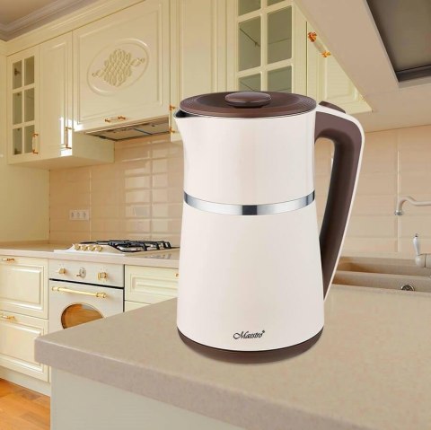 Feel-Maestro Czajnik elektryczny 1,7l 2200W MR-030-BEIGE Feel-Maestro Czajnik elektryczny 1,7l 2200W MR-030-BEIGE