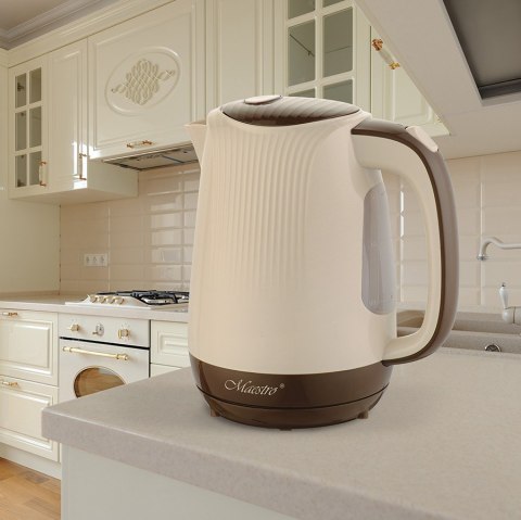Feel-Maestro Czajnik elektryczny 1,7l 2200W MR-042-BEIGE Feel-Maestro Czajnik elektryczny 1,7l 2200W MR-042-BEIGE