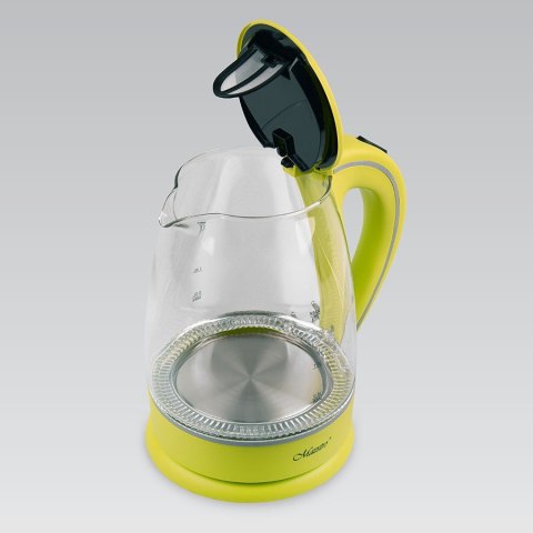 Feel-Maestro Czajnik elektryczny szklany 1,7l 2000W MR-064-GREEN Feel-Maestro Czajnik elektryczny szklany 1,7l 2000W MR-064-GREEN