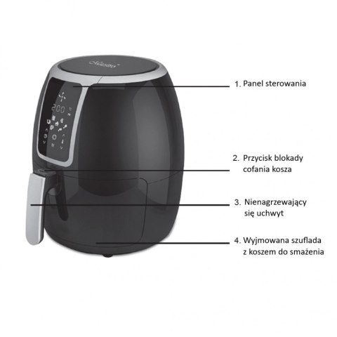 Feel-Maestro Frytownica beztłuszczowa 3,7l 1500W MR-756 Feel-Maestro Frytownica beztłuszczowa 3,7l 1500W MR-756