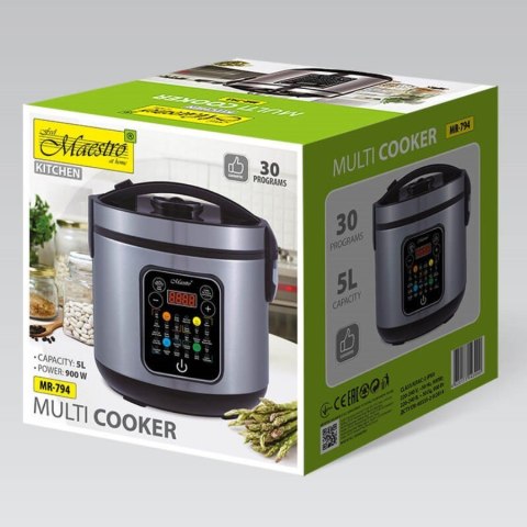 Feel-Maestro Multicooker 5 l, 30 programów, 900W MR-794 Feel-Maestro Multicooker 5 l, 30 programów, 900W MR-794