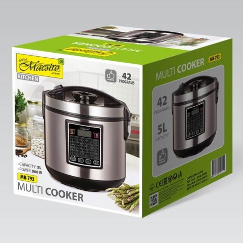 Feel-Maestro Multicooker 5 l, 42 programy, 900W MR-793 Feel-Maestro Multicooker 5 l, 42 programy, 900W MR-793