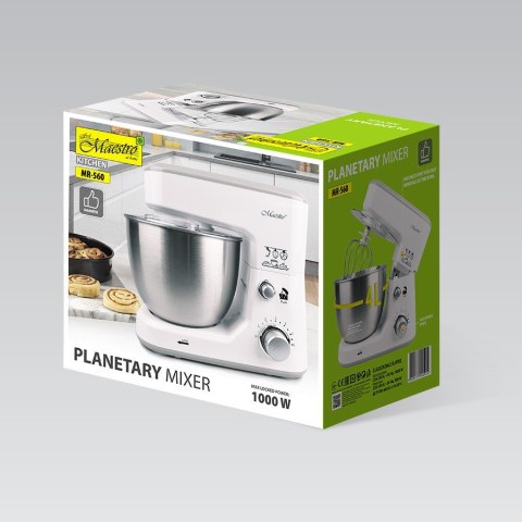Feel-Maestro Robot planetarny z misą 4L, 1000W MR-560 Feel-Maestro Robot planetarny z misą 4L, 1000W MR-560