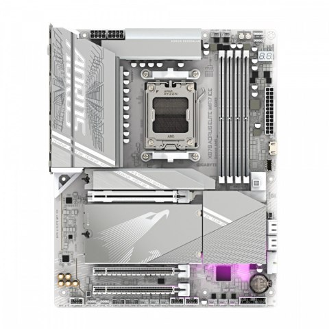 Gigabyte Płyta główna X870 A ELITE WF7 ICE AM 5 4DDR5 HDMI/USB-C ATX Gigabyte Płyta główna X870 A ELITE WF7 ICE AM 5 4DDR5 HDMI/USB-C ATX