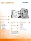 Gigabyte Płyta główna X870 A ELITE WF7 ICE AM 5 4DDR5 HDMI/USB-C ATX
