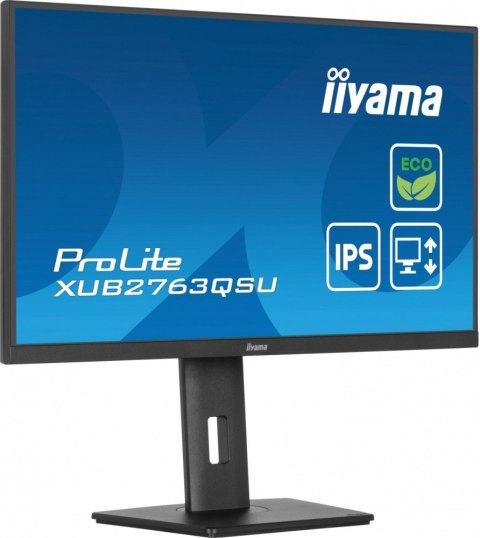 IIYAMA Monitor 27 cali ProLite XUB2763QSU-B1 IPS,QHD,HAS,100Hz IIYAMA Monitor 27 cali ProLite XUB2763QSU-B1 IPS,QHD,HAS,100Hz